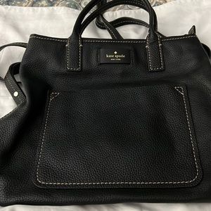 Black Kate Spade Leather Handbag and backpack